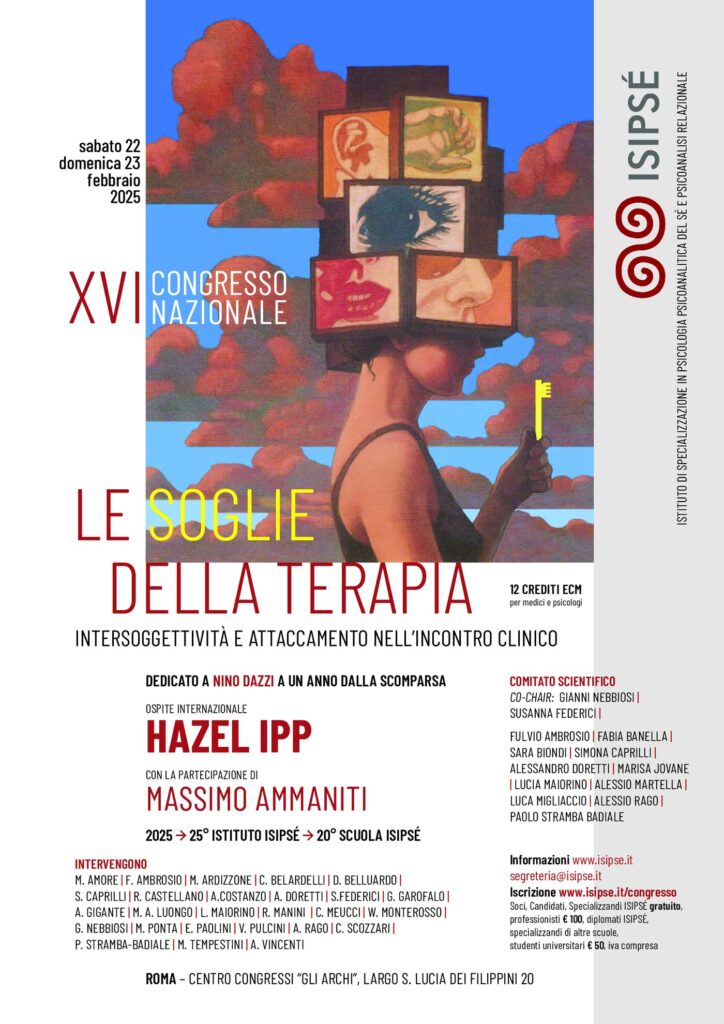 Poster of the 16th ISIPSÉ National Congress "Le soglie della terapia", Rome, 22–23 February 2025
